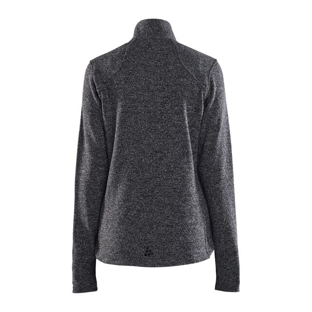 JACKA CRAFT 1912219 ADV FLEECE DAM BLACK MELANGE STL XXL